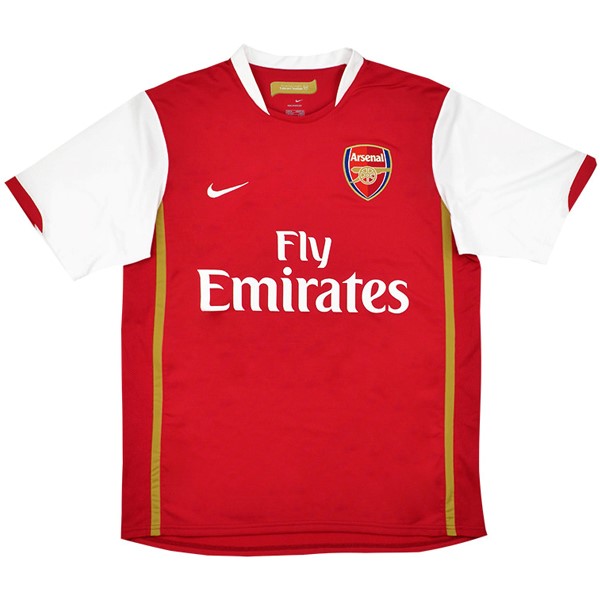 Camiseta Arsenal Primera equipación Retro 2006 2008 Rojo